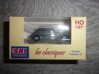 1/87 HO CITROEN TRACTION 11B 1952 TAXI GRIS BRUYERE SAICOLLECTIONS LES CLASSIQUES 6110