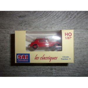 1/87 HO CITROËN TRACTION 11B 1952 POMPIER DE TOURS SAICOLLECTIONS 6125