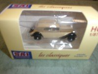 1/87 HO Citroën Traction 11A 1935, beige maintenon et noire-SAICOLLECTIONS6161