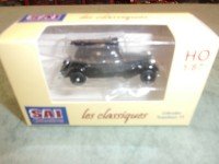 1/87 HO Citroën Traction 11A 1935, avec équipement gaz de ville, noire-SAICOLLECTION-SAI6180